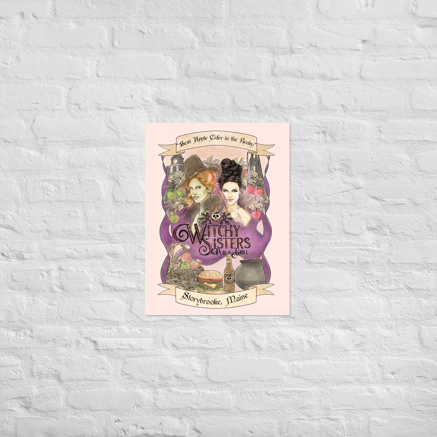 Witchy Sisters Print