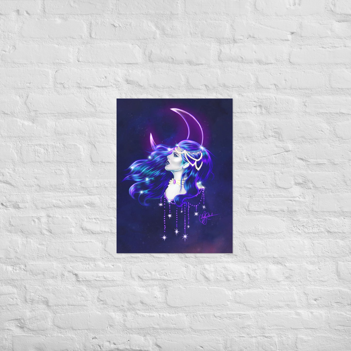 Moon and Stars Regina Print