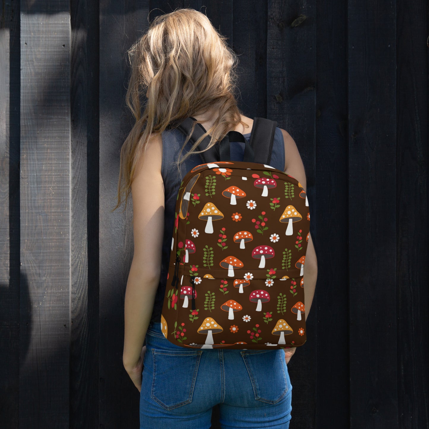 Fall Mushrooms Backpack