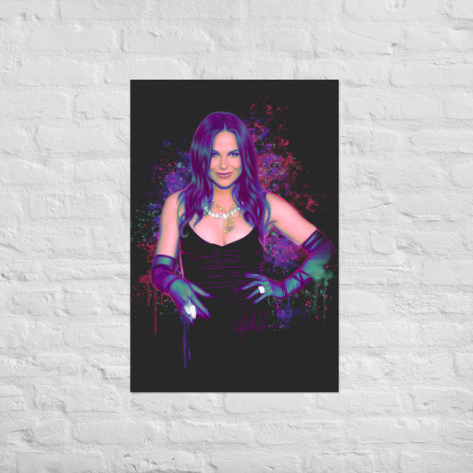 Neon Watercolor Lana Print