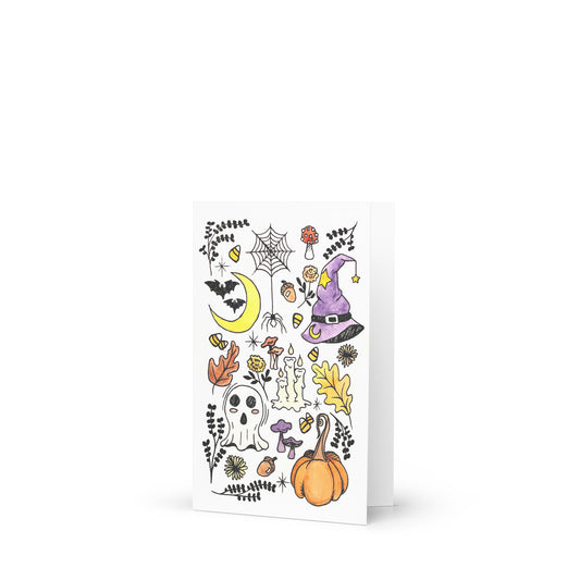 Halloween Vibes Greeting Card