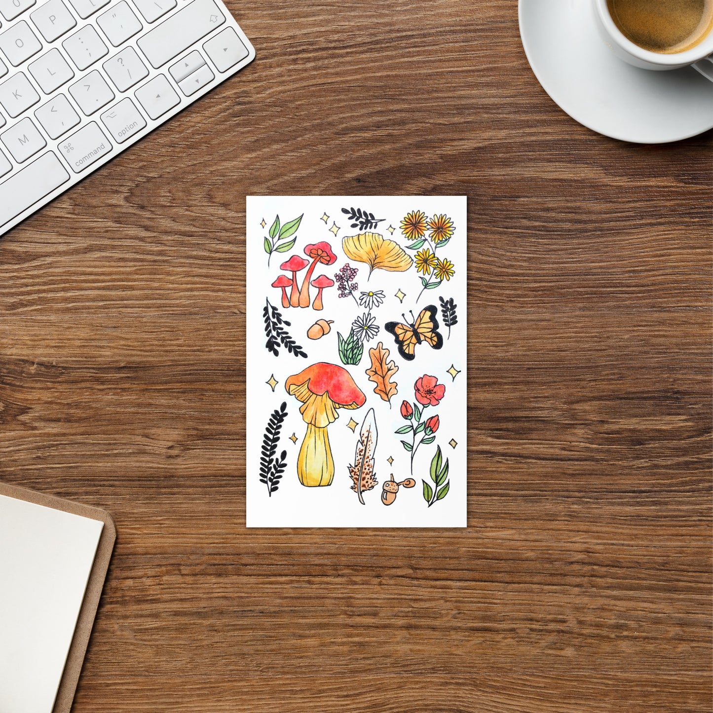 Fall Forest Greeting card