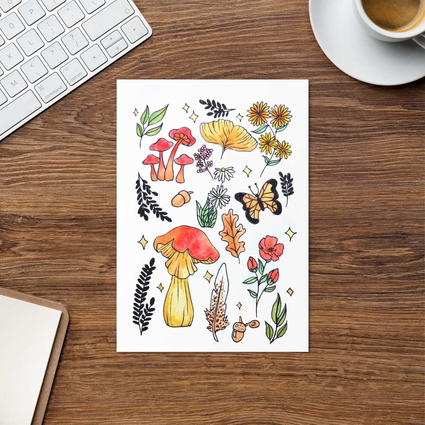 Fall Forest Greeting card