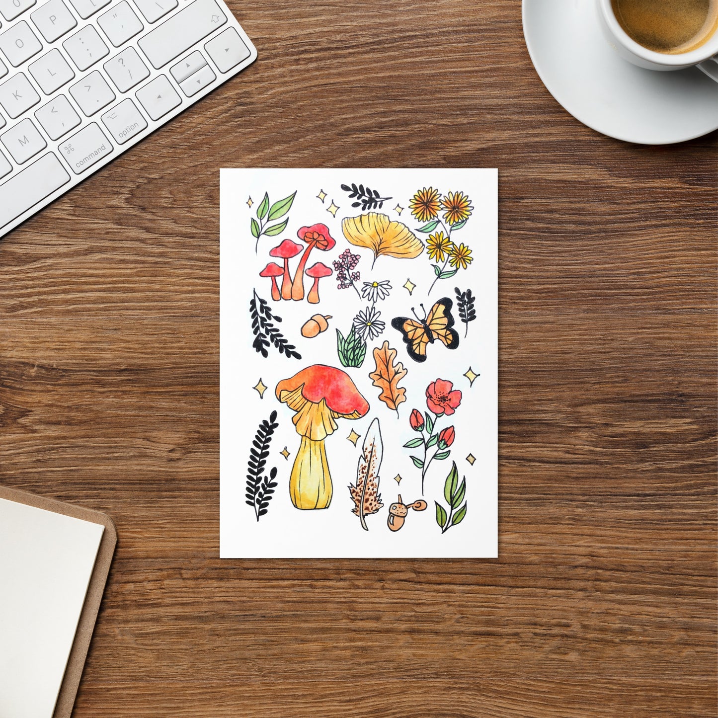 Fall Forest Greeting card