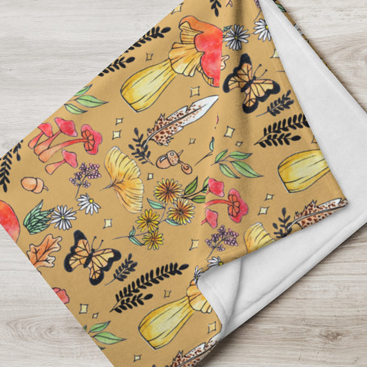Autumn Forest Throw Blanket