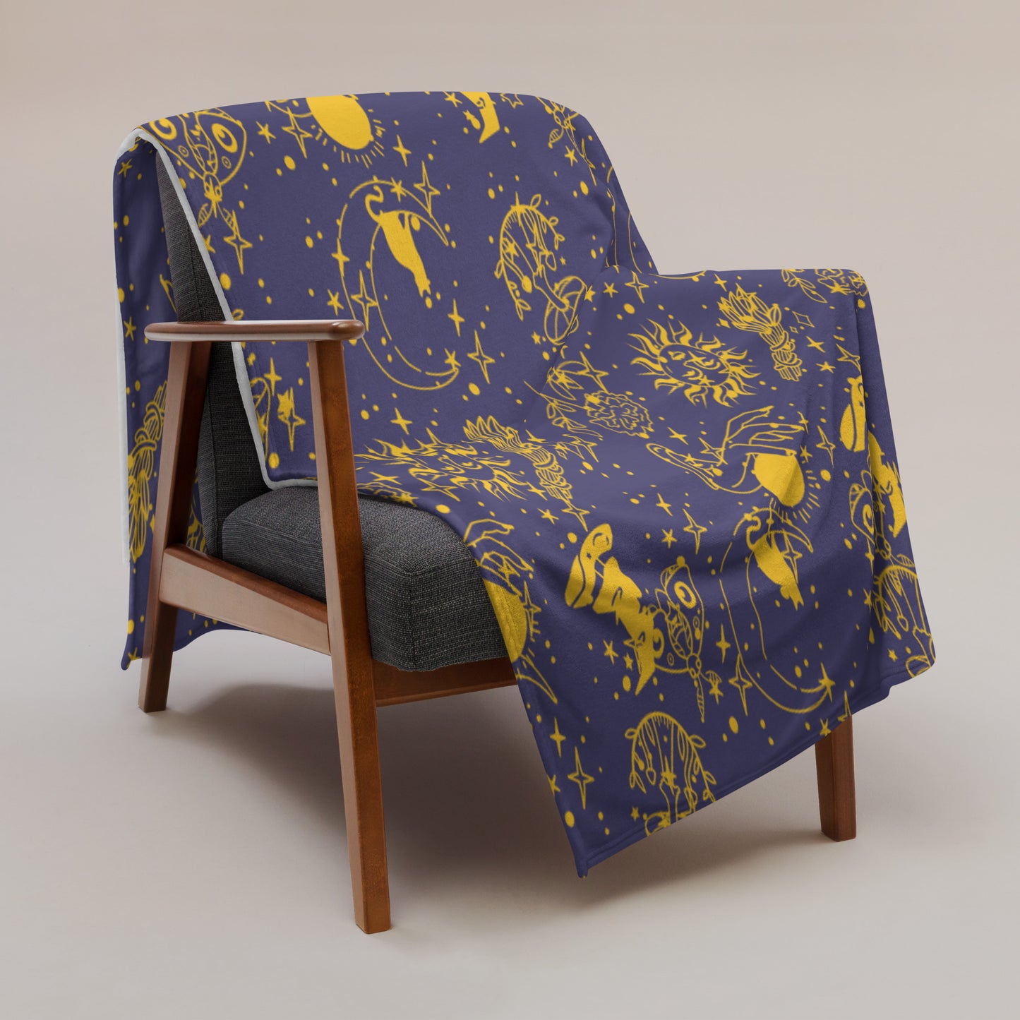 Mystic Purple Throw Blanket