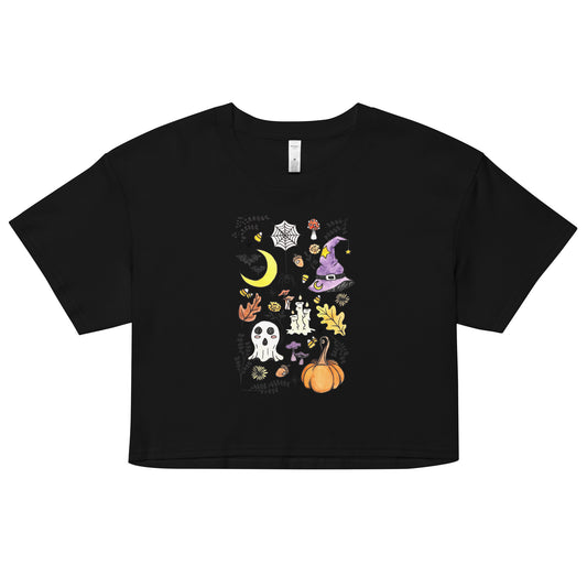 Halloween Vibes Women’s crop top
