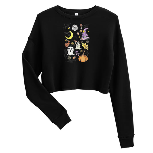 Halloween Vibes Crop Sweatshirt