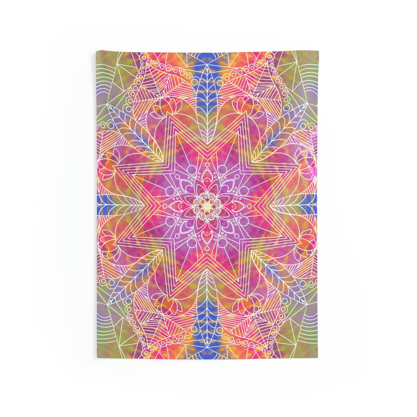 Multi-color Mandala Indoor Wall Tapestries