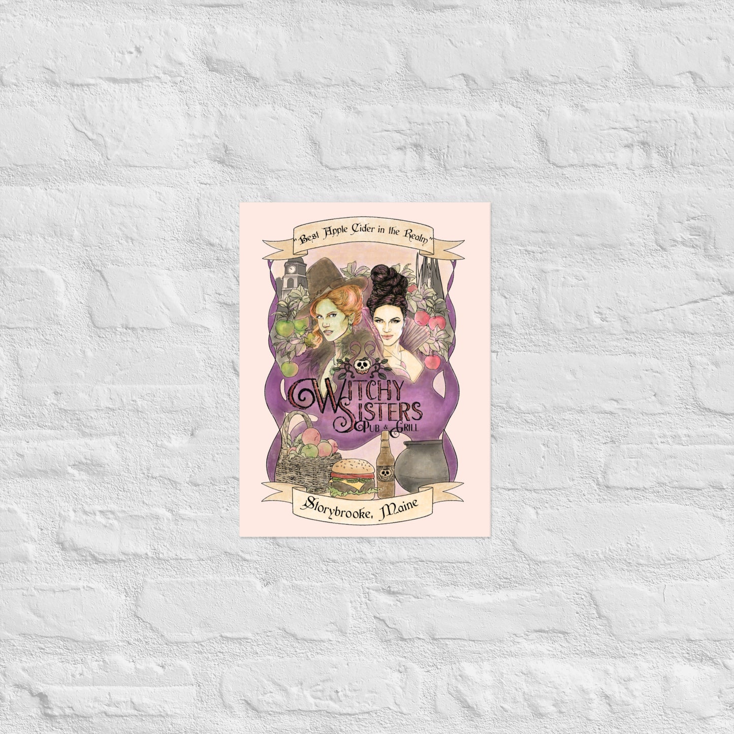 Witchy Sisters Print