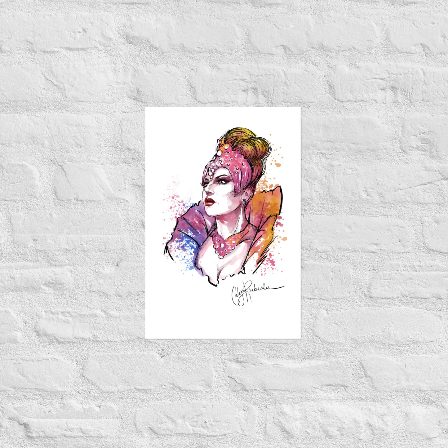 EQ Watercolor Print