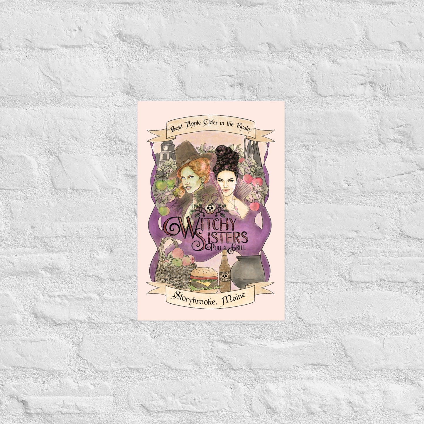 Witchy Sisters Print