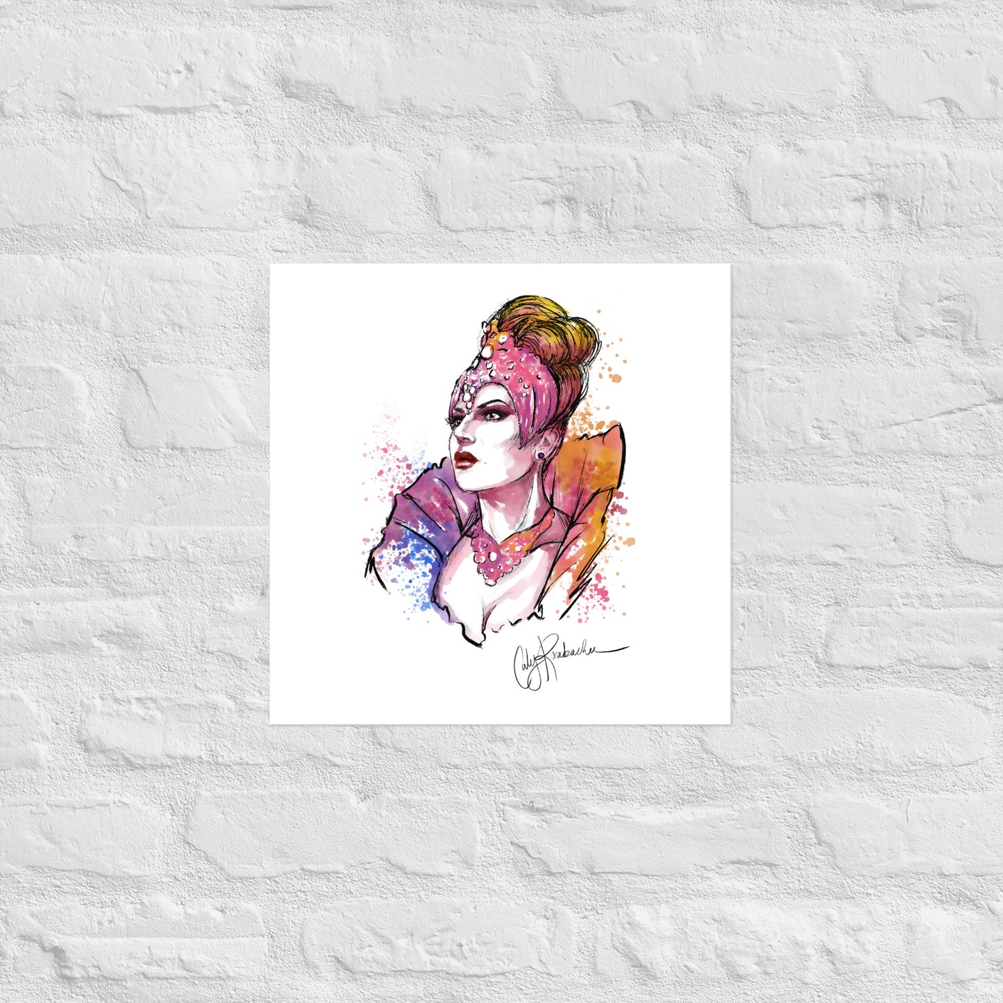 EQ Watercolor Print