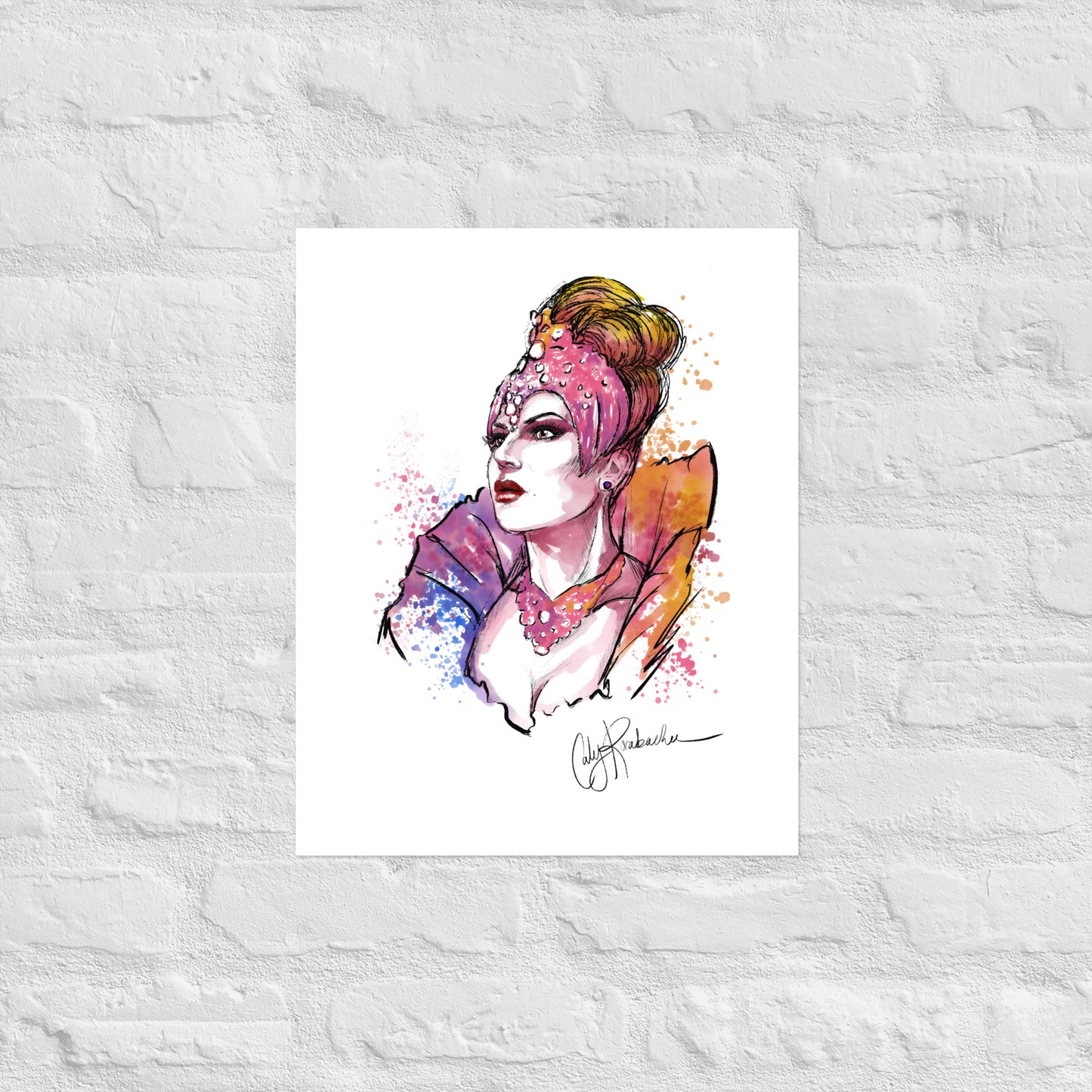EQ Watercolor Print