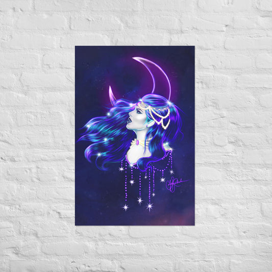 Moon and Stars Regina Print