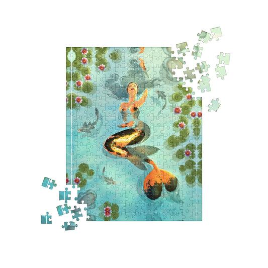 Lounging Mermaid Jigsaw Puzzle