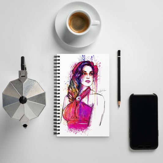 Watercolor Rita Spiral notebook