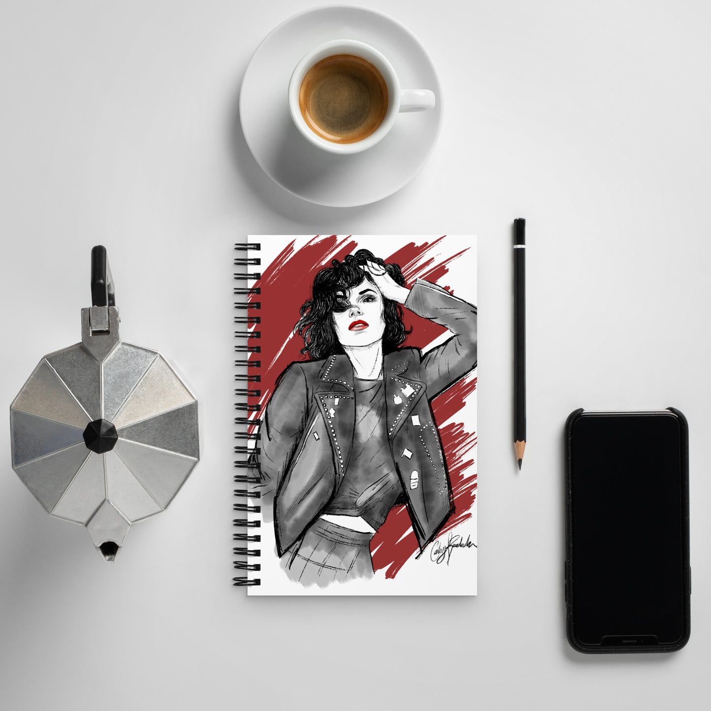Regal Punk Lana Spiral notebook